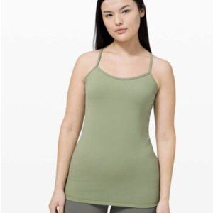 Lululemon Power Y Tank Top in Sage Green - Size 12